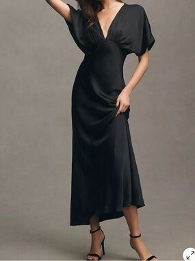 bhldn aura sleeveless halter plunge 3d floral organza maxi dress Halter Ruffle 3D Floral Maxi Dress Violet Aurora